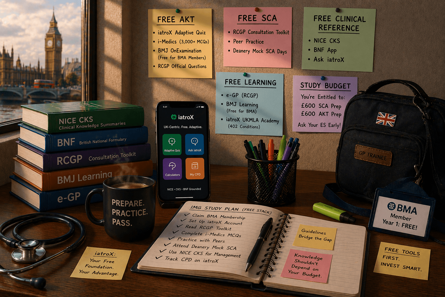 Image for Free Resources for IMGs Preparing for MRCGP: Where to Start with Zero Budget