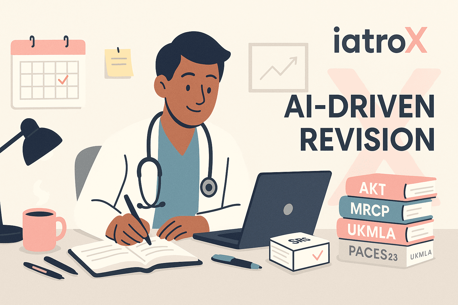 Studying smarter with AI: a UK clinician’s guide to AKT/SCA, MRCP/MRCS, PSA & UKMLA — with iatroX, AMBOSS, UWorld, Passmedicine, Pastest, BMJ OnExamination, Quesmed & Geeky Medics