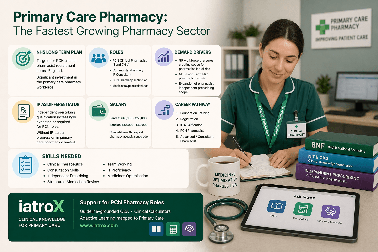 Pharmacy Workforce in Primary Care 2026: PCN Roles, Workforce Data, and Career Opportunities