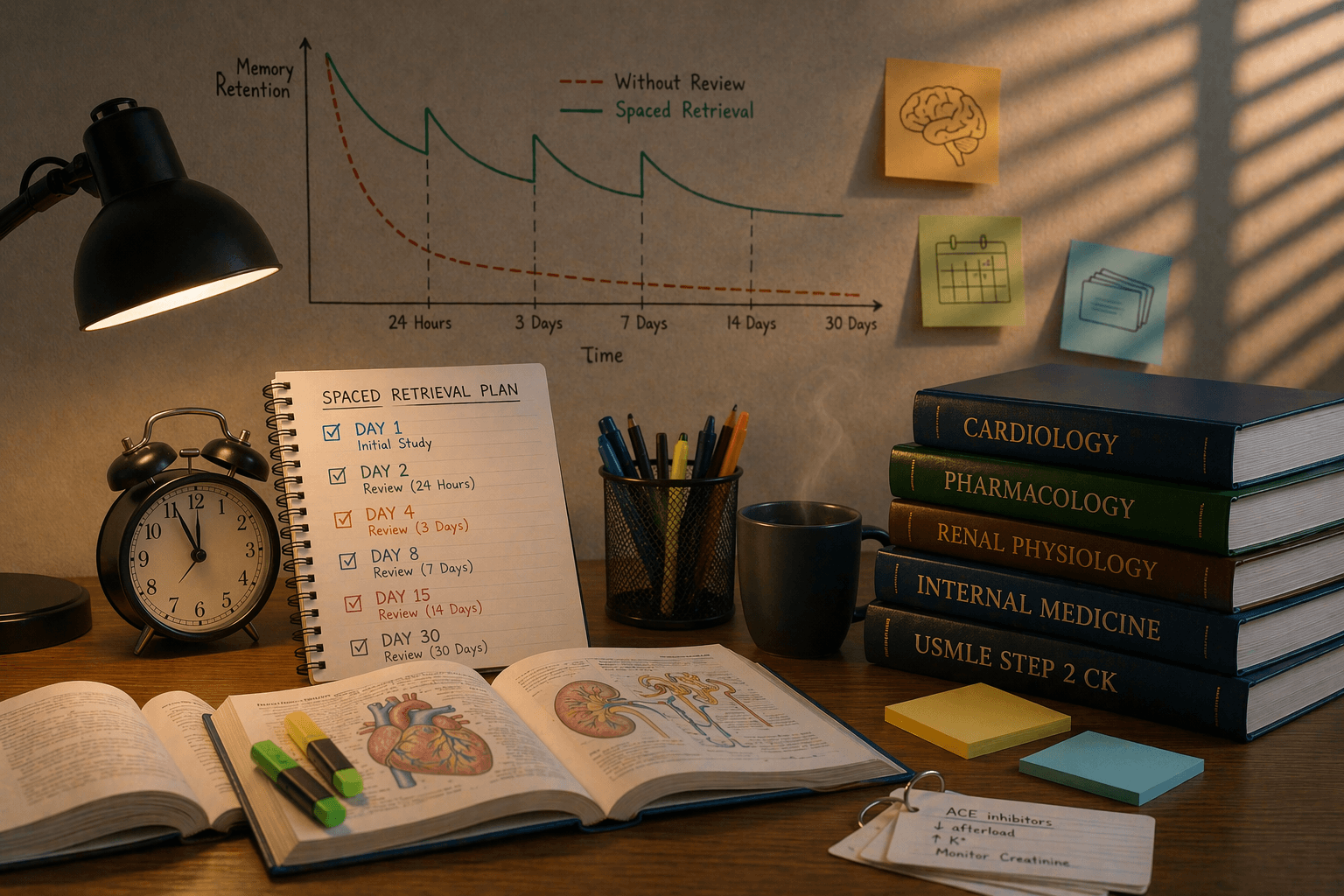 The Forgetting Curve and Medical Exams: Why You Forget 80% of What You Study and How to Fix It