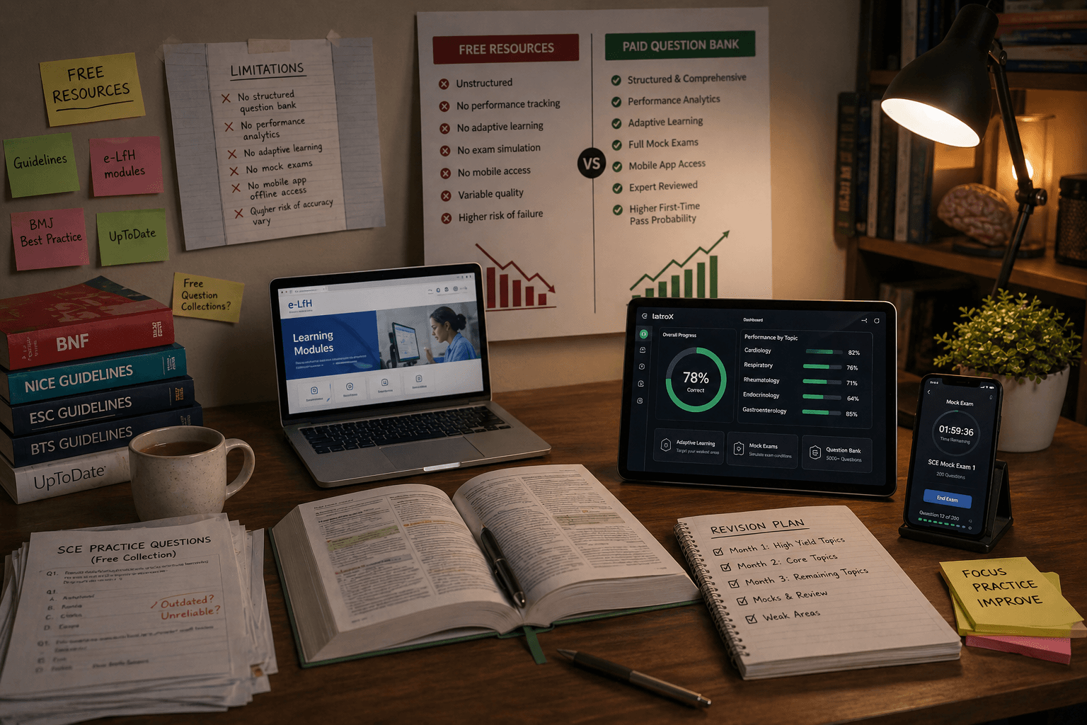 Image for Free vs Paid SCE Question Banks: Is It Worth Paying?