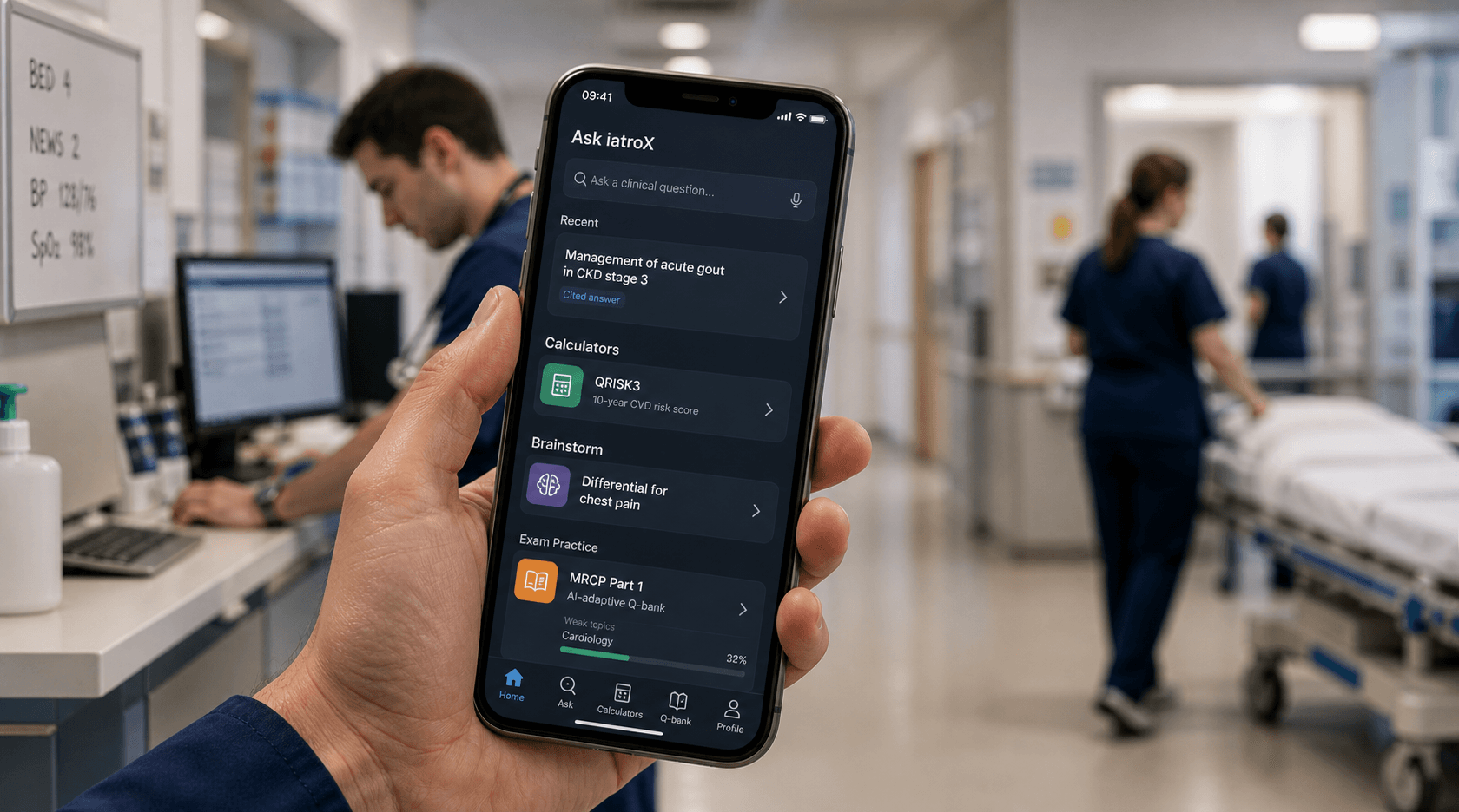 A Medical AI App for Clinical Questions, Brainstorming and Learning