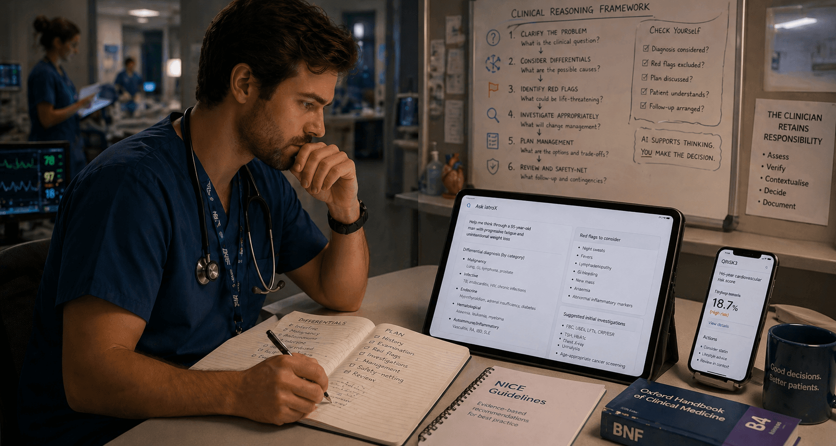Clinical Brainstorming with AI: Helping Doctors Think Without Outsourcing Judgment