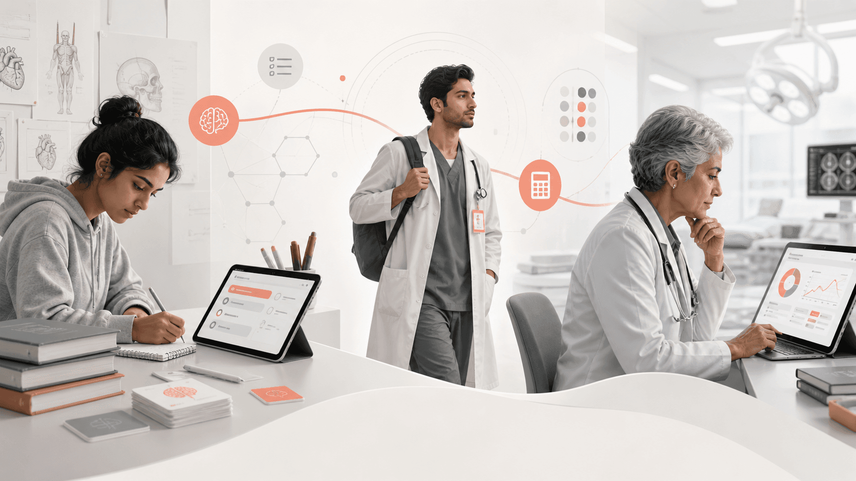 Image for AI for Medical Students and Doctors: One Platform Across Learning and Practice