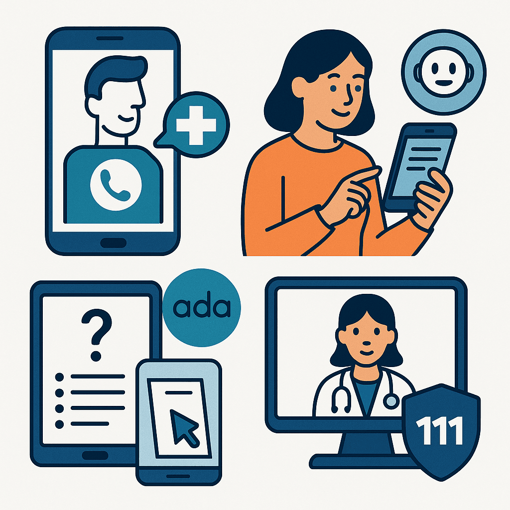 Image for Patient-facing AI in 2025: Ada, K Health, Buoy, Aide Health’s “Mirror”, Healthily, MayaMD, and the NHS “My Companion”