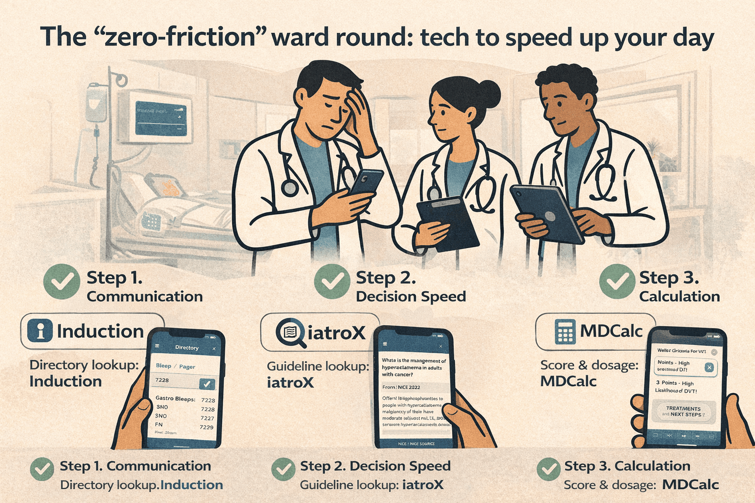 Image for The "zero-friction" ward round: tech to speed up your day