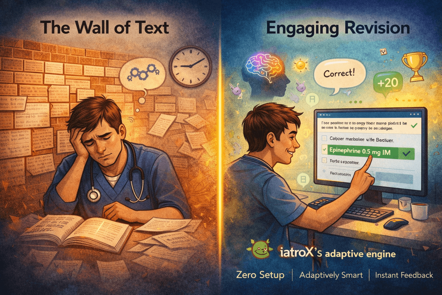 Revision for the dopamine-deprived: how to hack your exams with adaptive AI