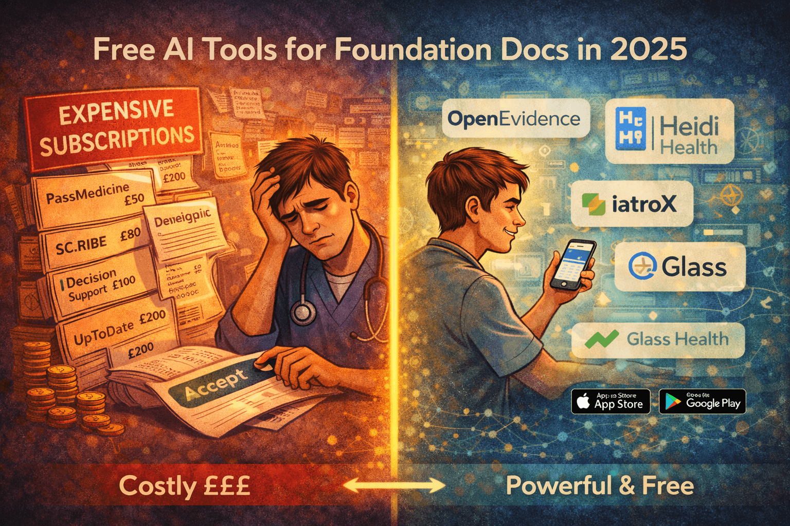 The broke doctor’s guide: 5 free AI tools that replace expensive subscriptions
