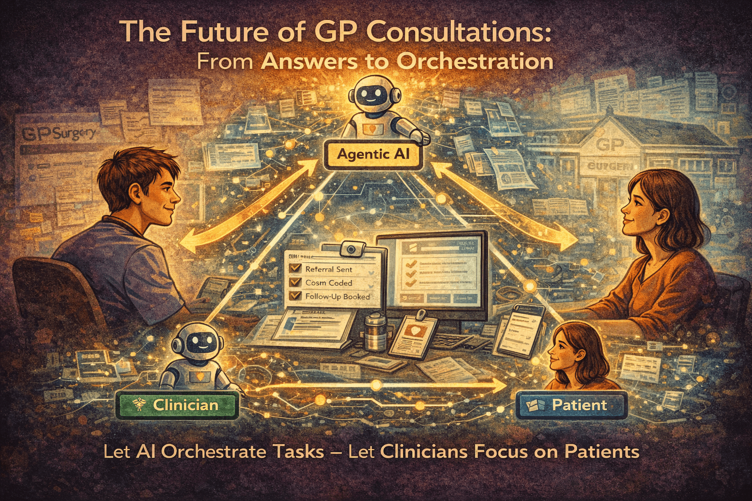 The future of the GP consultation: from answers to orchestration