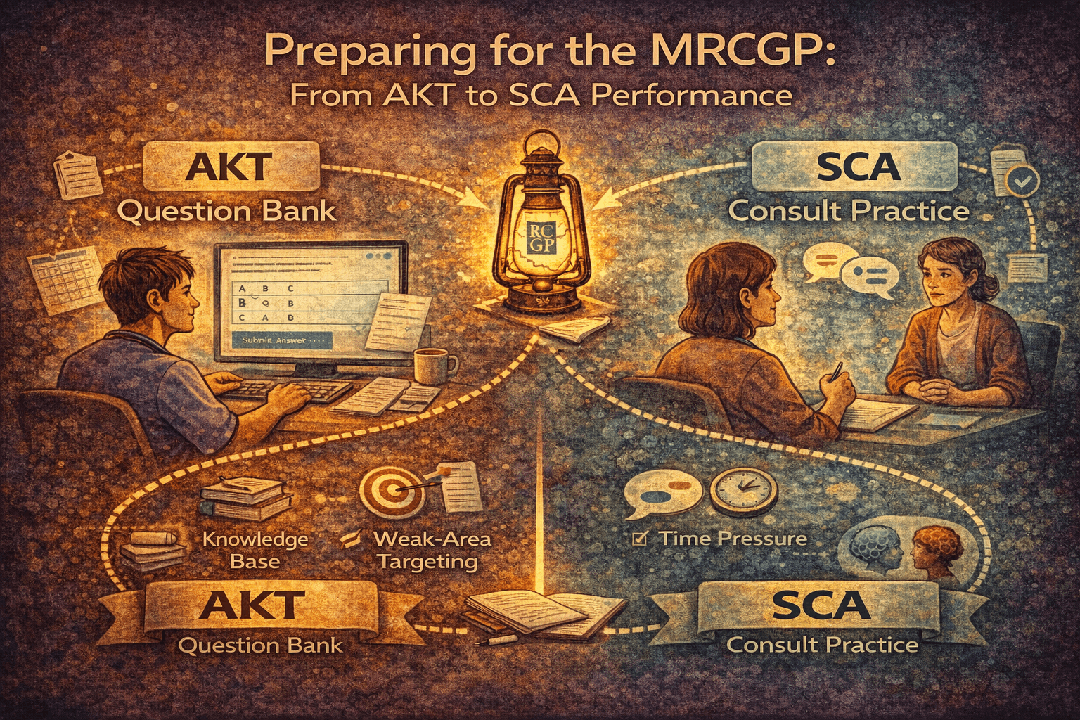 MRCGP AKT & SCA q-banks: what actually moves the needle (and how adaptive learning helps)