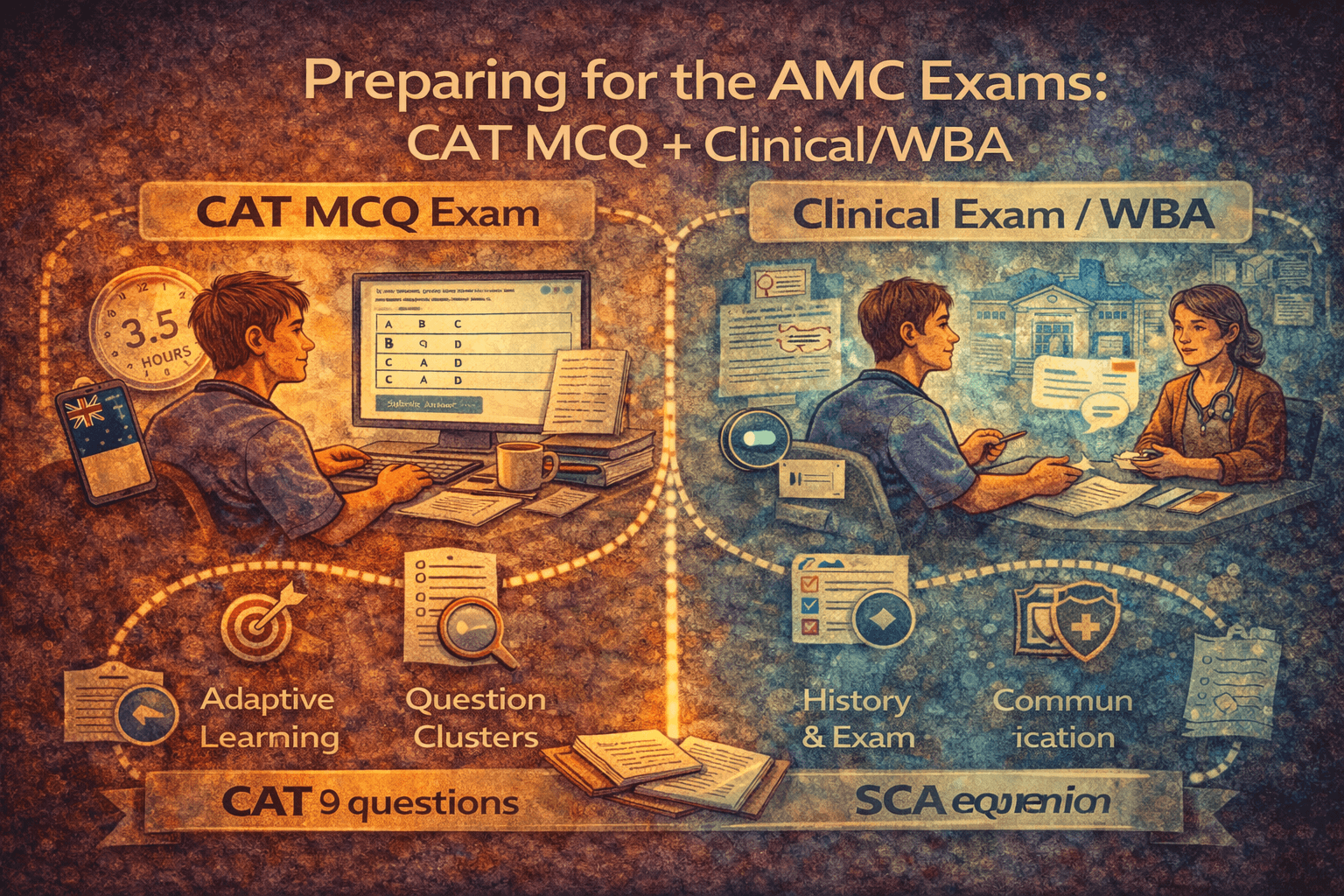 Best q-banks for the AMC exams (Australia): building an adaptive study plan for the CAT MCQ + clinical/WBA pathway
