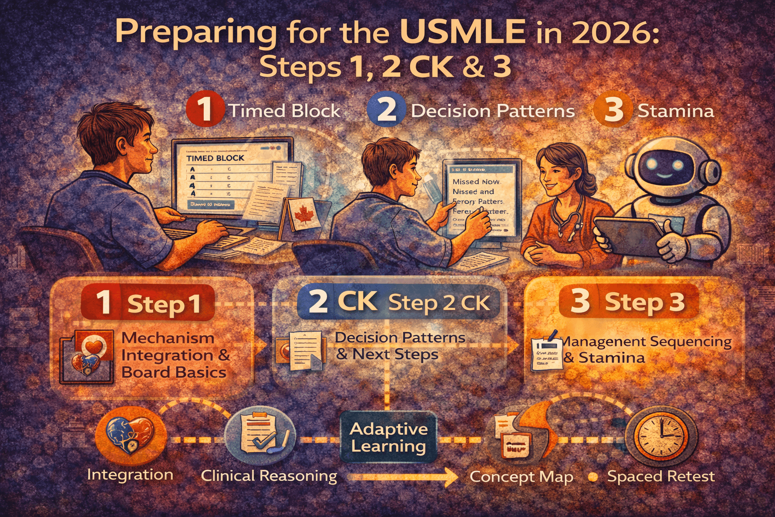 Best USMLE q-banks (Step 1, Step 2 CK, Step 3): how adaptive learning changes the game in 2026