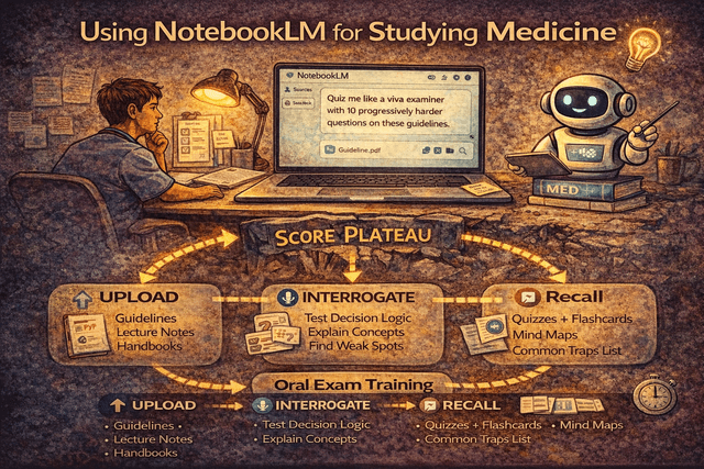 NotebookLM for exam prep: turn guidelines/notes into an “oral examiner ...