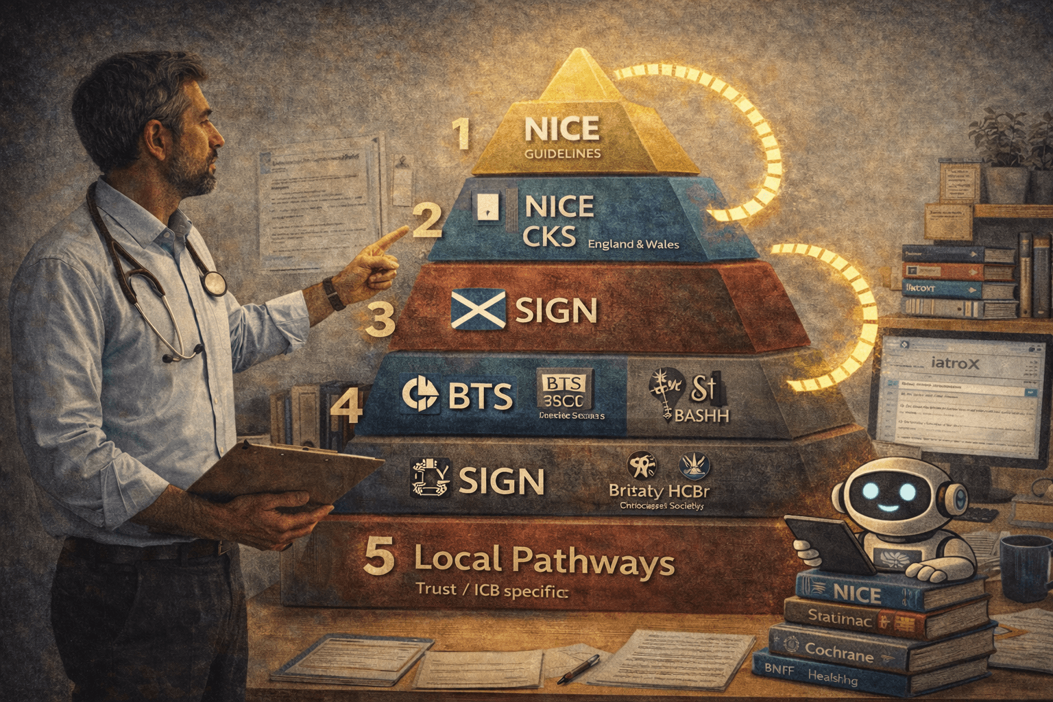 Best clinical guidelines to follow as a UK clinician: a practical “source hierarchy” that works