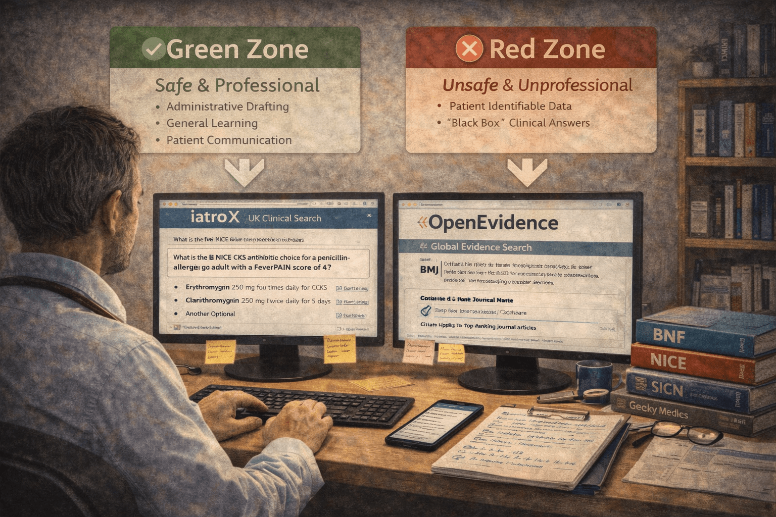 Safe AI for PAs/ANPs/ACPs in UK general practice: what to use, what to avoid, and a “cited answer” workflow