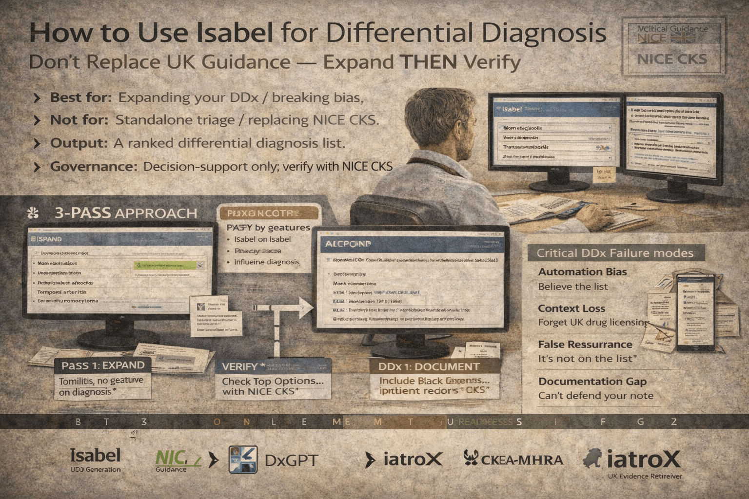 Featured image for Isabel DDx Companion review (UK GP, 2026): differential support without losing governance