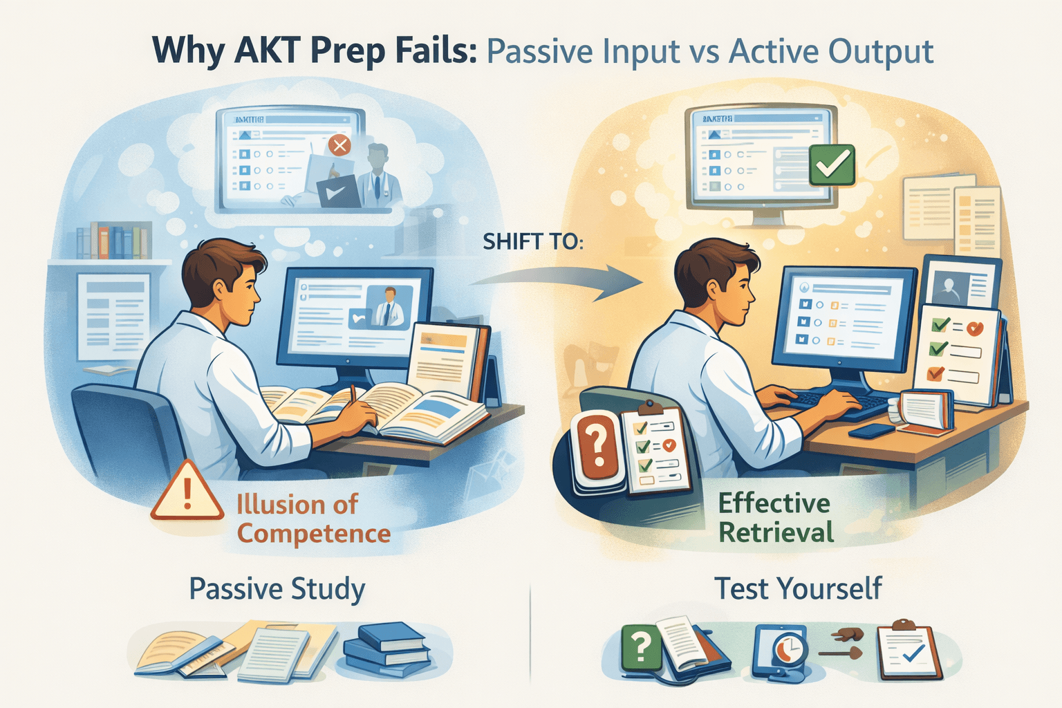 How to revise for the MLA AKT: the high-yield plan built on retrieval practice and spaced repetition