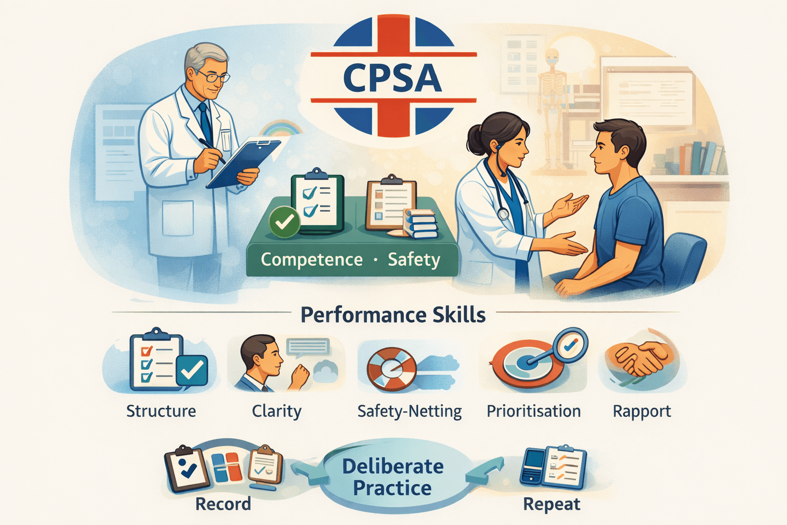 CPSA preparation: the consultation behaviours that score (without overcomplicating OSCE prep)