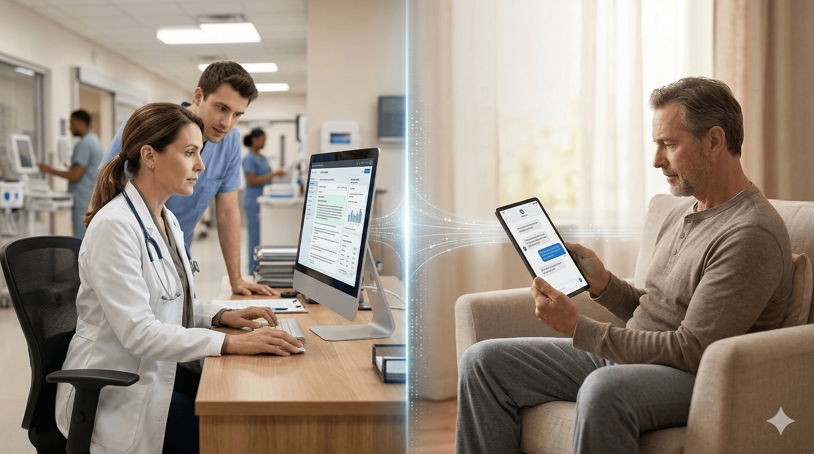 Image for The divide between patient-facing AI and clinician-facing AI is widening