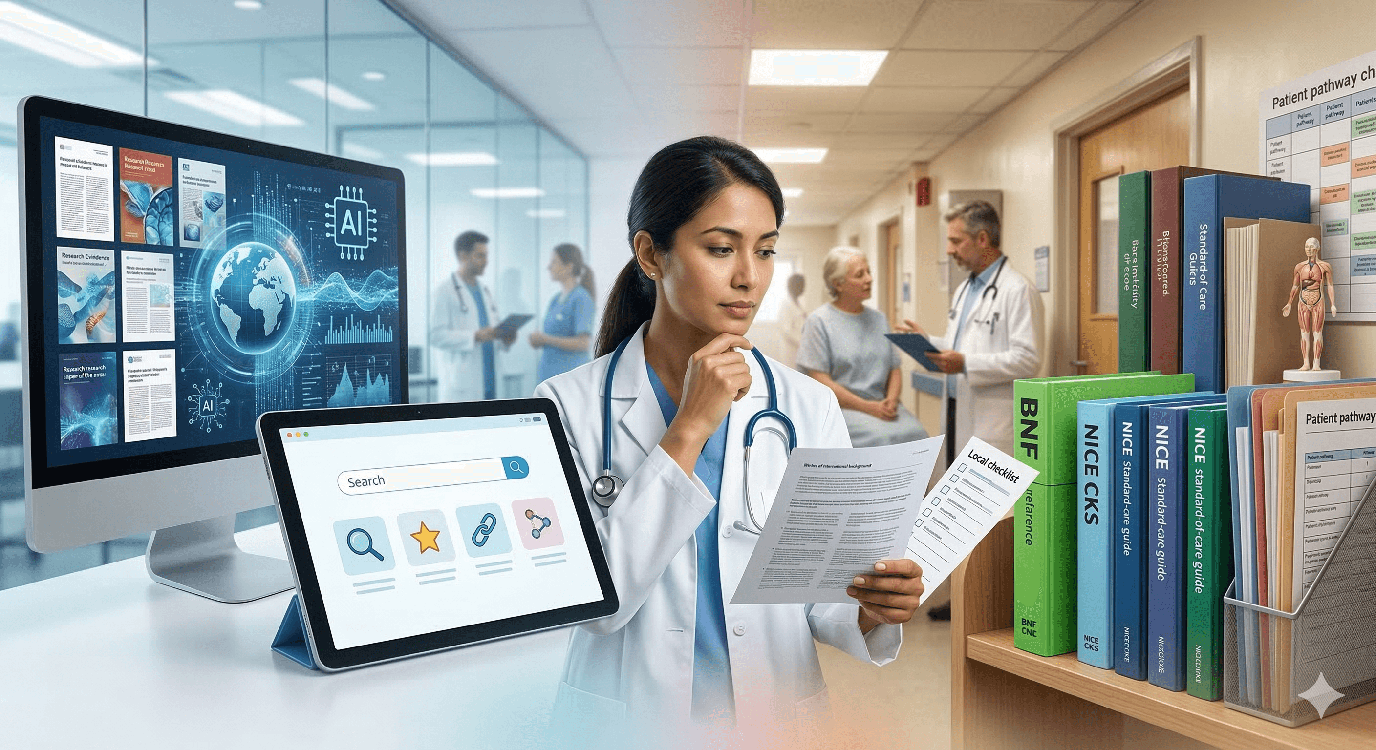 Image for OpenEvidence for UK doctors, IMGs, and non-US clinicians: where it helps, where it clashes with local practice