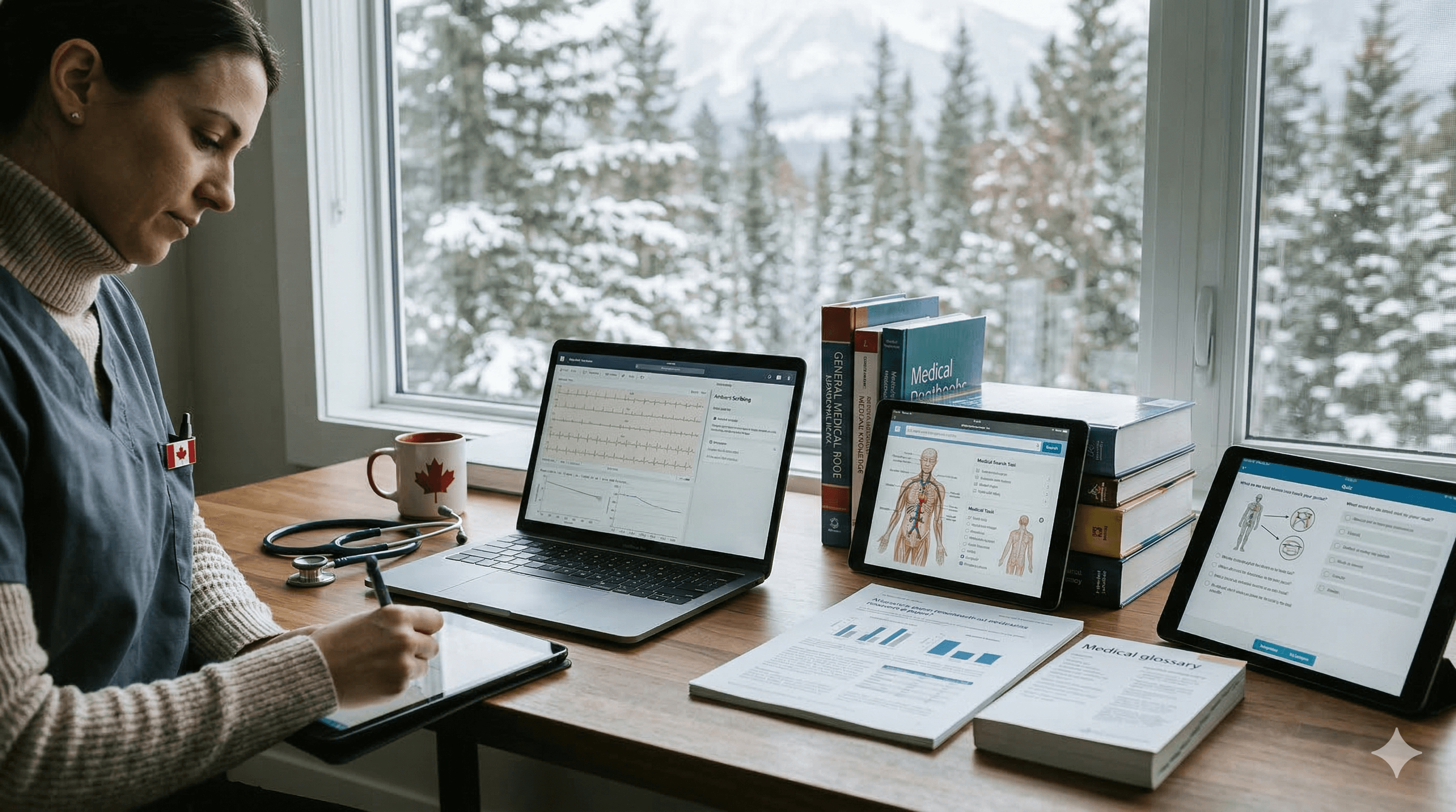 Image for Tali AI vs AMBOSS vs iatroX in Canada: documentation, evidence, or exam prep?