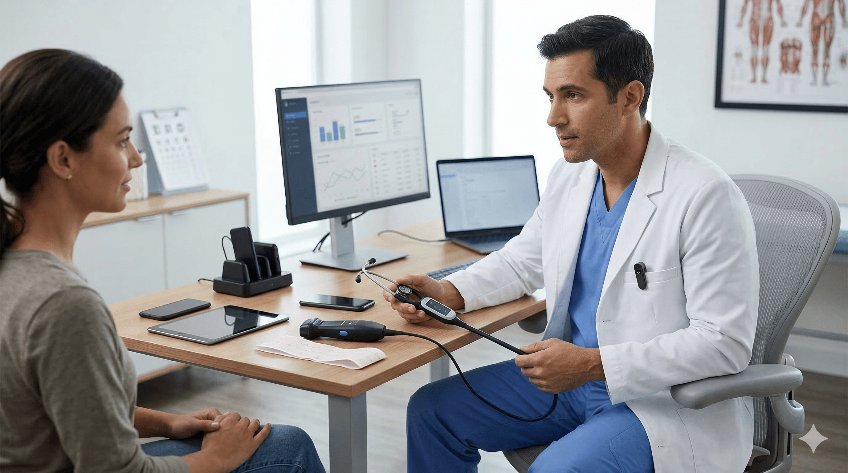 Image for When AI leaves the screen: how physical devices are changing the clinical consultation in 2026