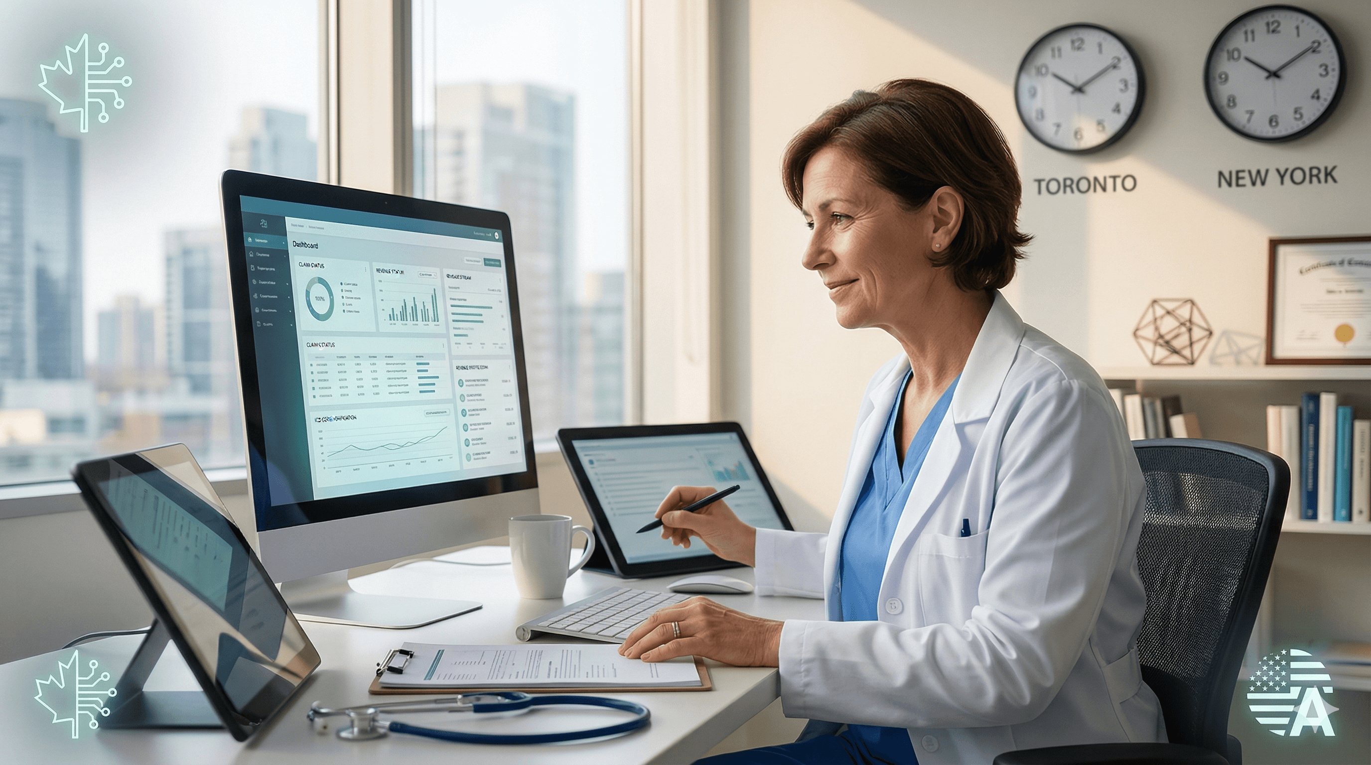 Image for Tali and OpenEvidence Just Launched Billing Agents. Canada and the US Are Converging on the Same Moat