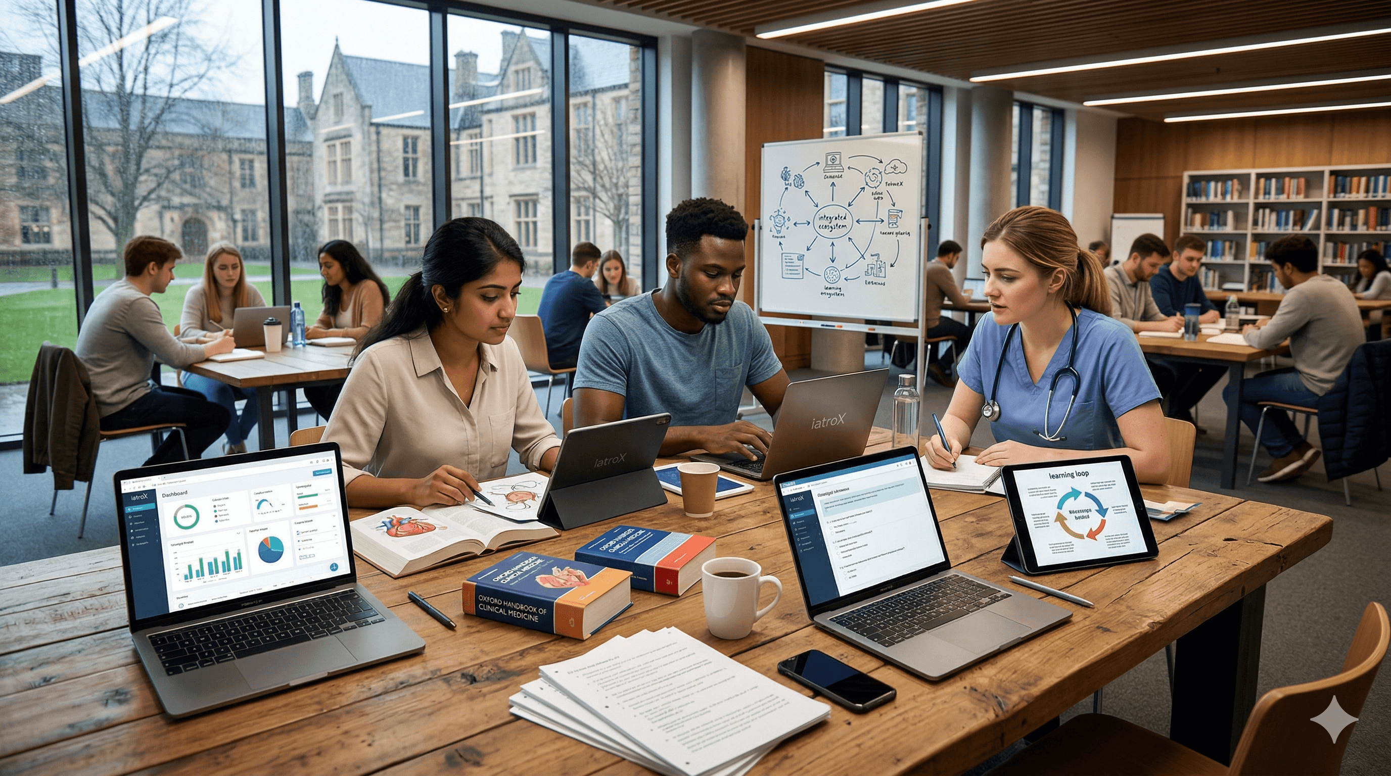 Image for Four Tools. One Exam. How iatroX Covers Every Angle of UKMLA Preparation — Free.