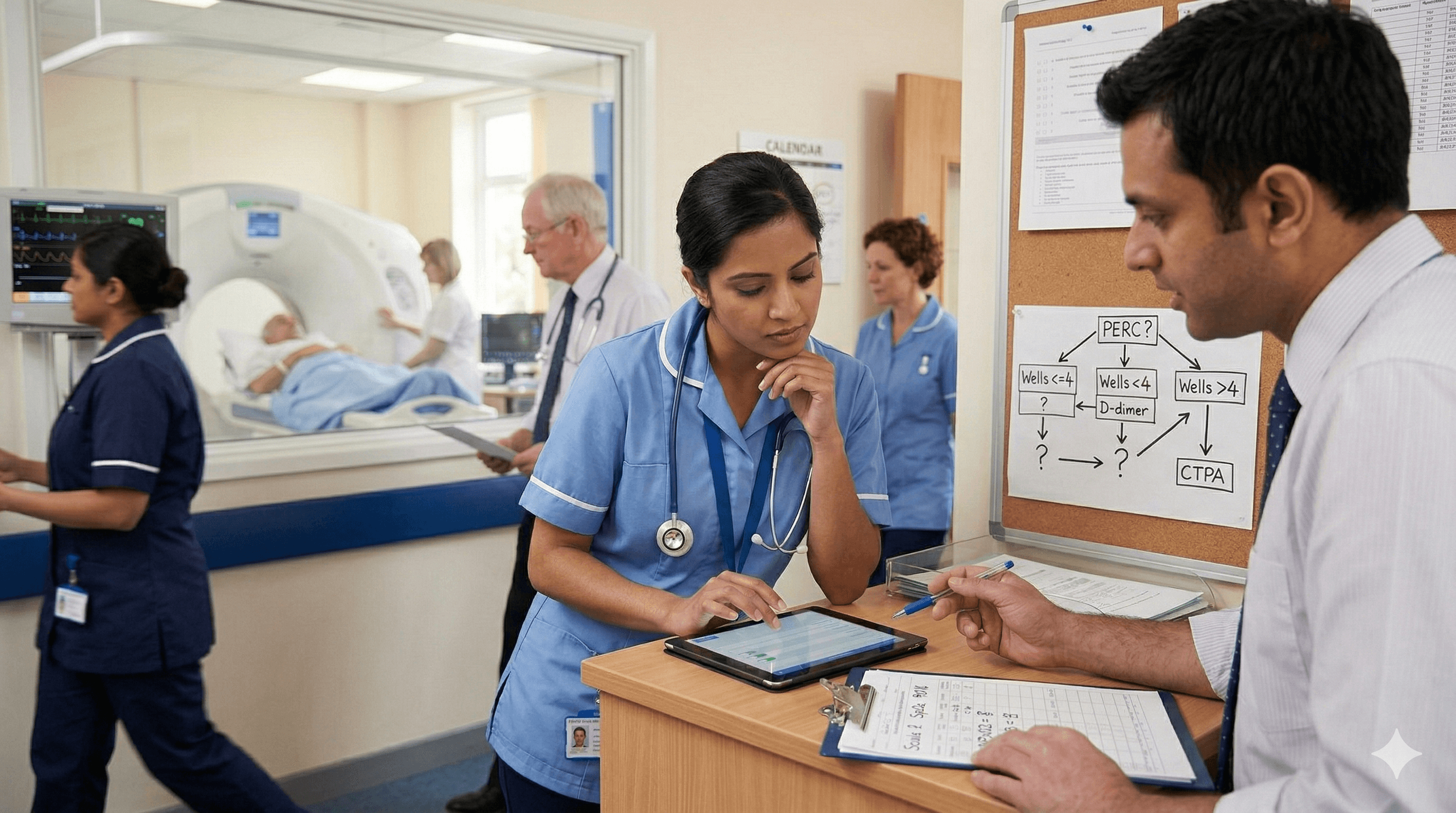 Image for Wells Score, PERC, YEARS, Age-Adjusted D-dimer: Making Sense of the PE Diagnostic Maze