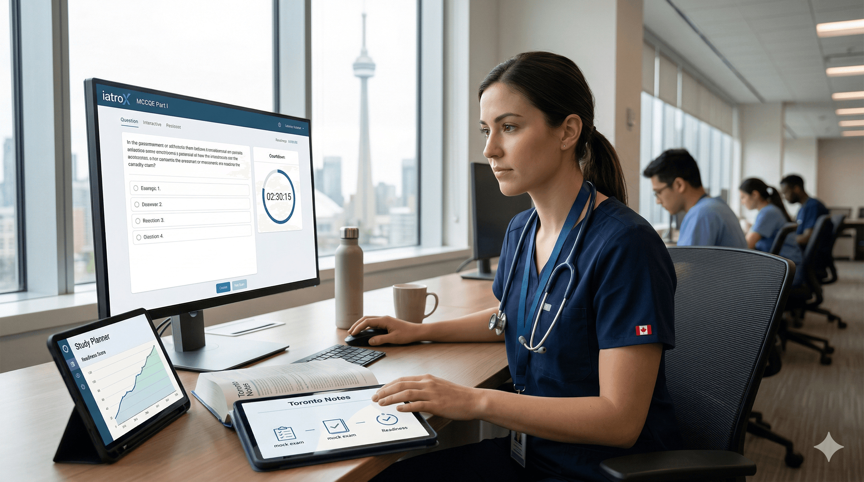 Image for Canadian Medical Exams: MCCQE and CCFP Mock Exams on iatroX