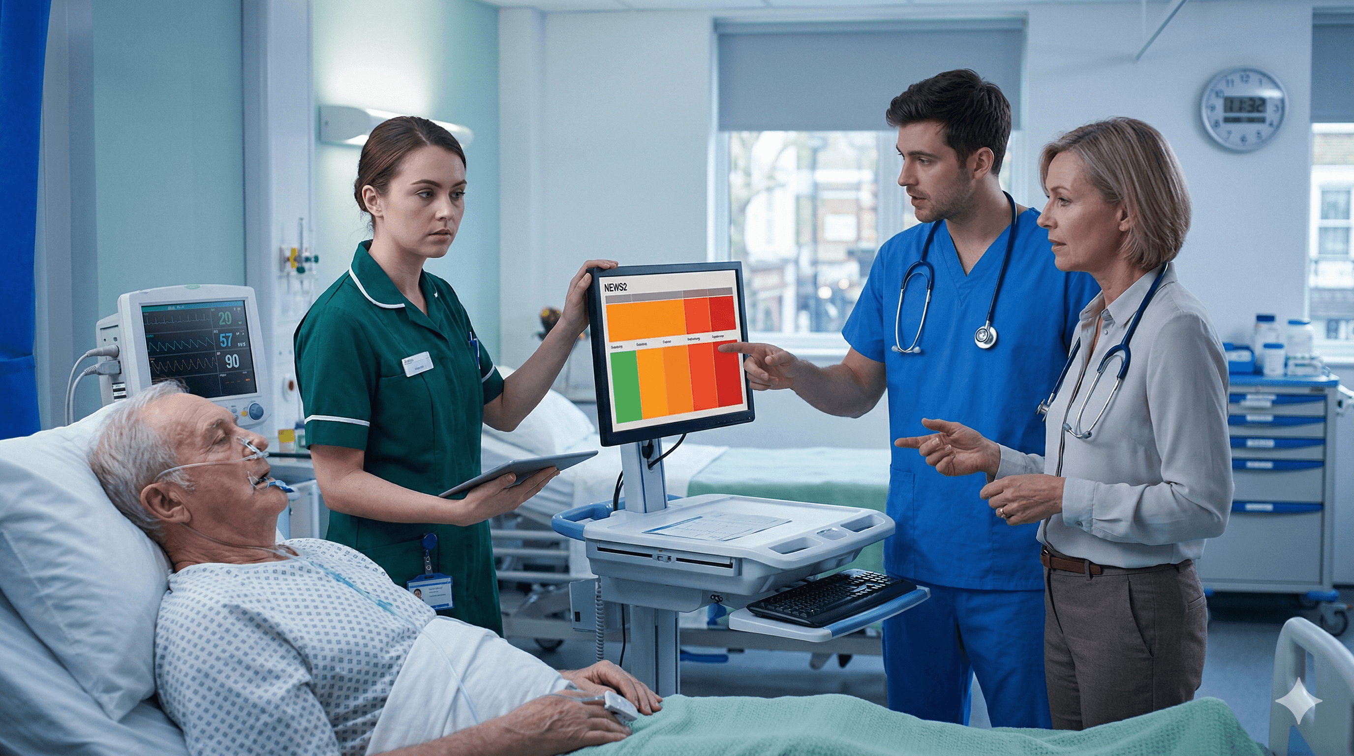 Featured image for NEWS2 Scoring: When to Escalate — A Clinical Calculator Guide