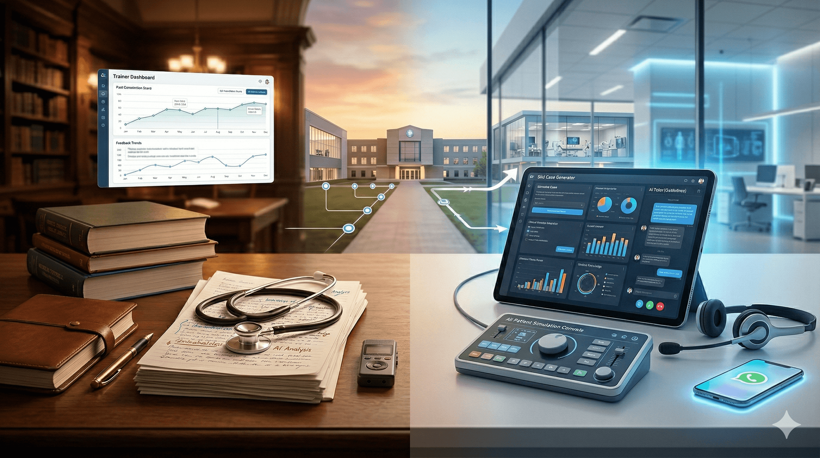 Clinitalk vs SCA Prep: Consultation Feedback vs AI Case Generation