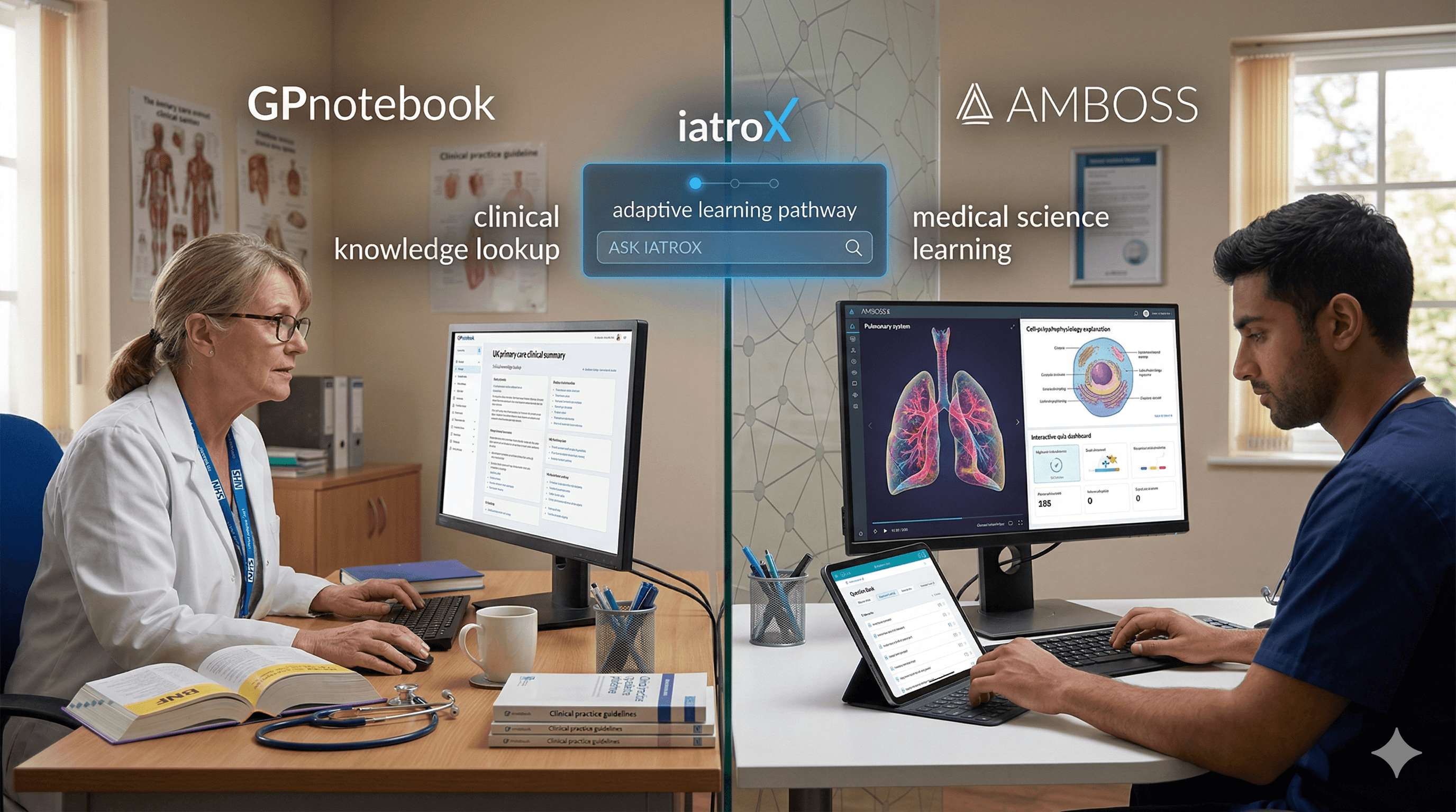 GPnotebook vs AMBOSS: Clinical Reference Tools for UK Primary Care