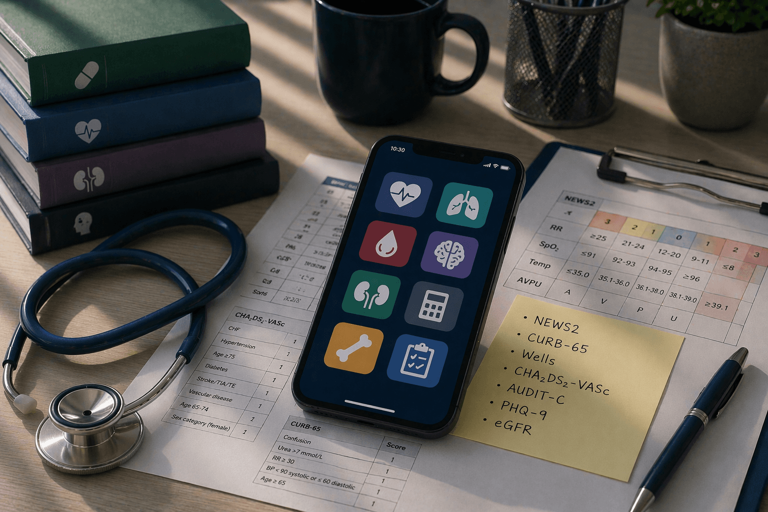 Clinical Calculators Every GP Trainee Should Know: NEWS2, MELD, Wells, CURB-65, and More