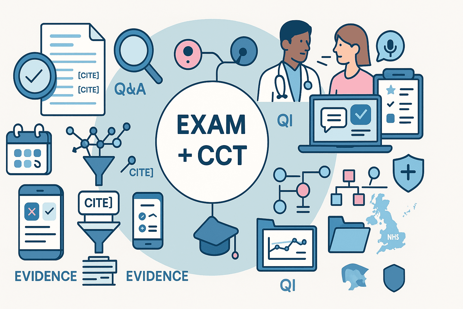iatroX, Dyna AI, SimConverse, Trip, OpenEvidence & Co.: a 2025 toolkit for exam success and CCT-readiness