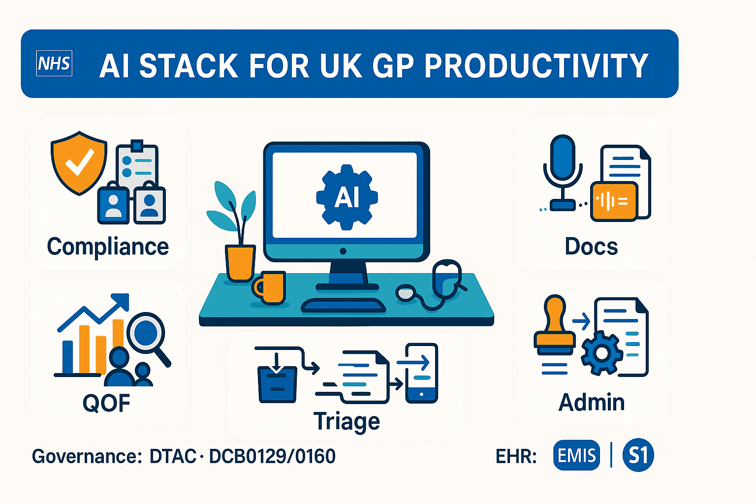 GP productivity 2025: a buyer’s guide to AI tools for CQC, QOF & everyday efficiency (incl. Ankit AI, Agilio, Accurx, Ardens, Anima)