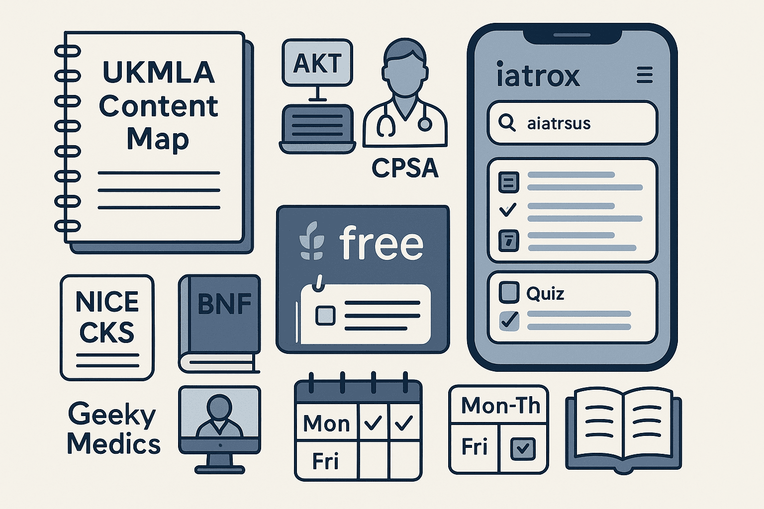 From final-year to foundation: the best tools to practise medicine (during & after UKMLA) — incl. iatroX