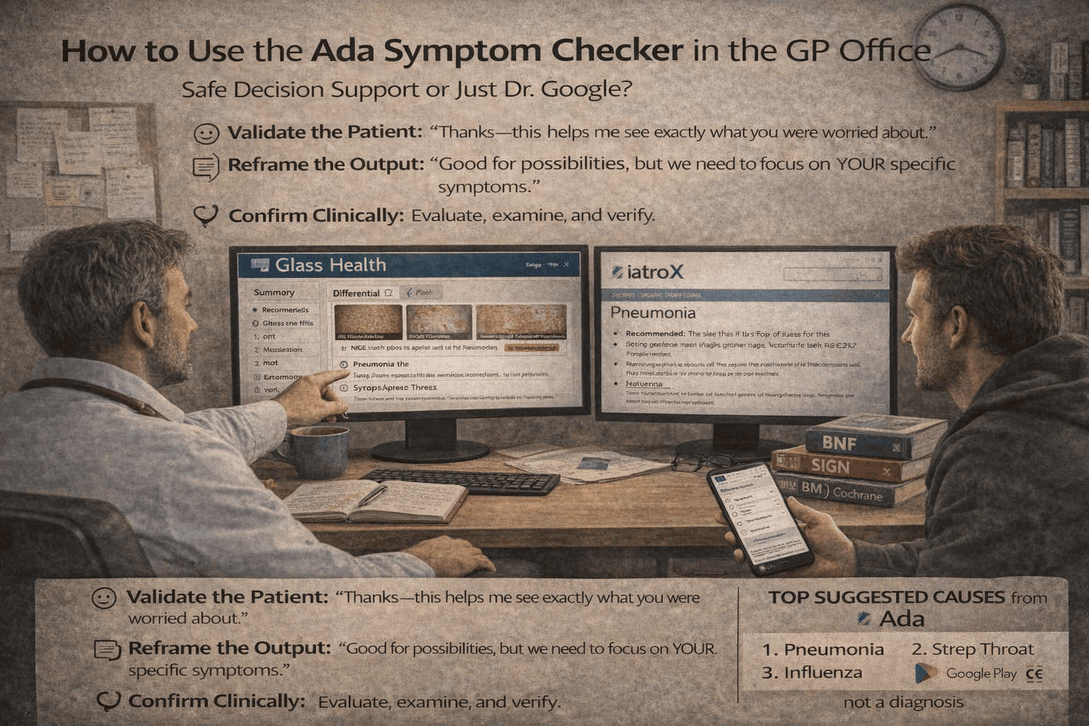 Featured image for Ada symptom checker review (UK GP, 2026): useful, but don’t confuse it with diagnosis