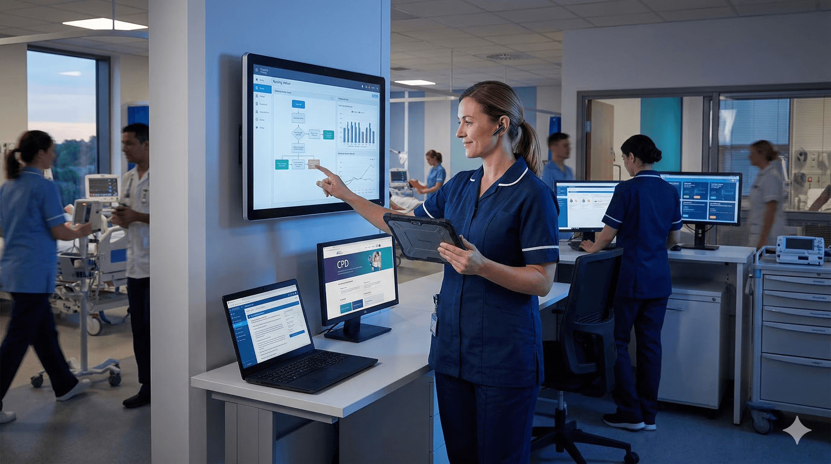 Featured image for Best AI tools for nurses 2026: clinical reference, documentation, and CPD