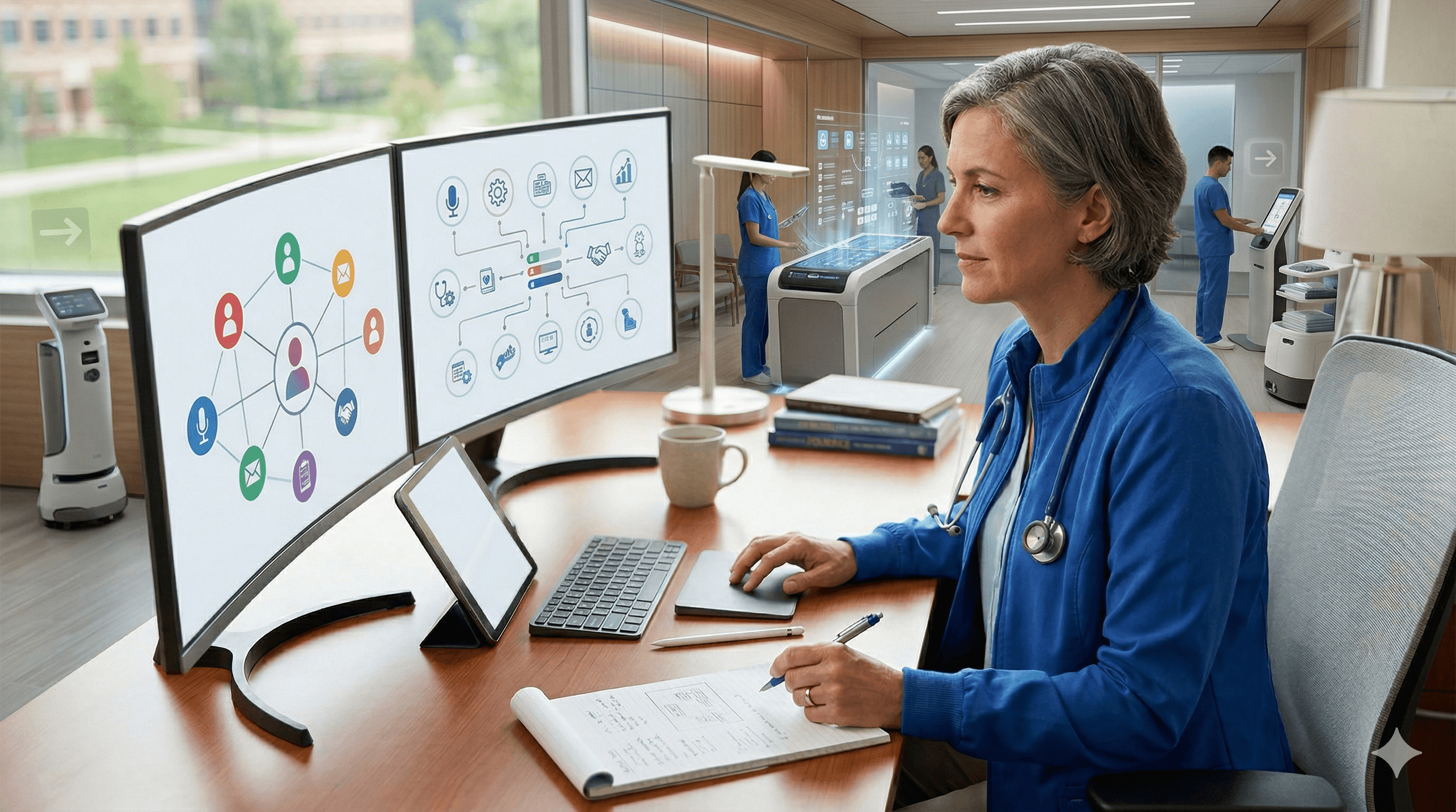 Will the AI Scribe Become the AI Practice Manager? The Agentic Future of Clinical Documentation Platforms