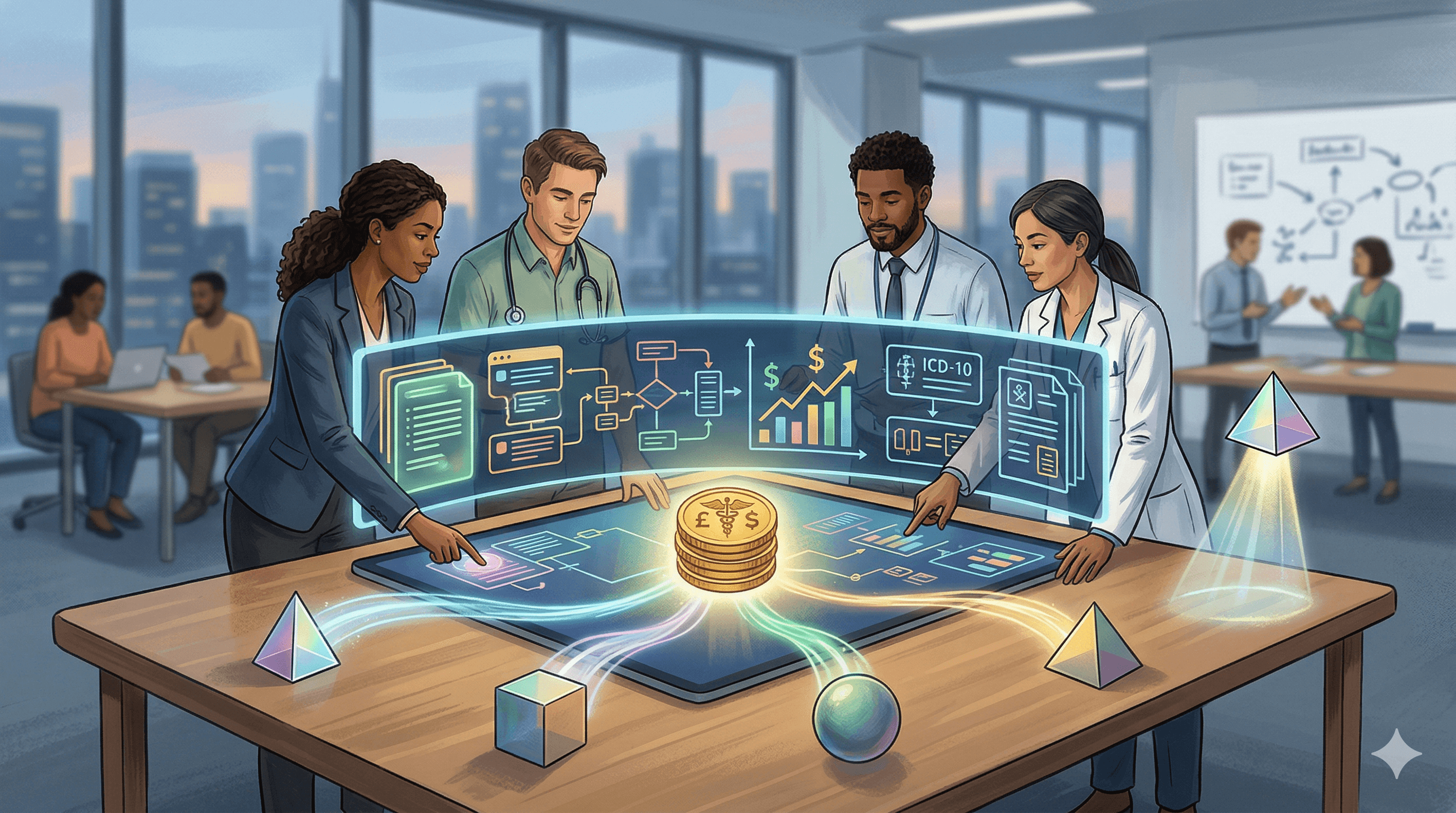 OpenEvidence vs Abridge vs Ambience vs Dragon Copilot: Who Owns the Documentation-to-Revenue Layer?