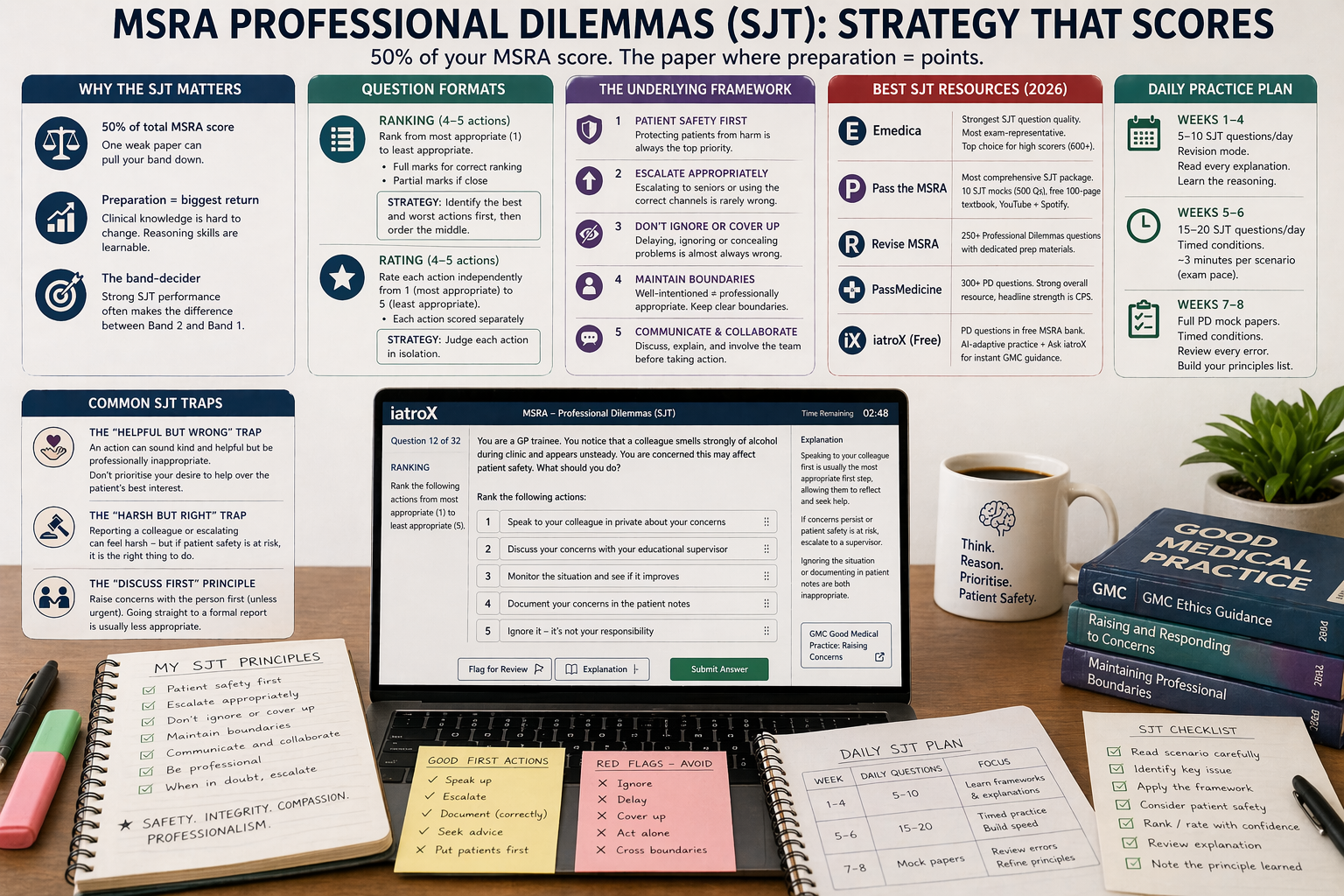Msra Sjt Ranking Question Example MSRA Professional Dilemmas (SJT): The Complete Revision Strategy