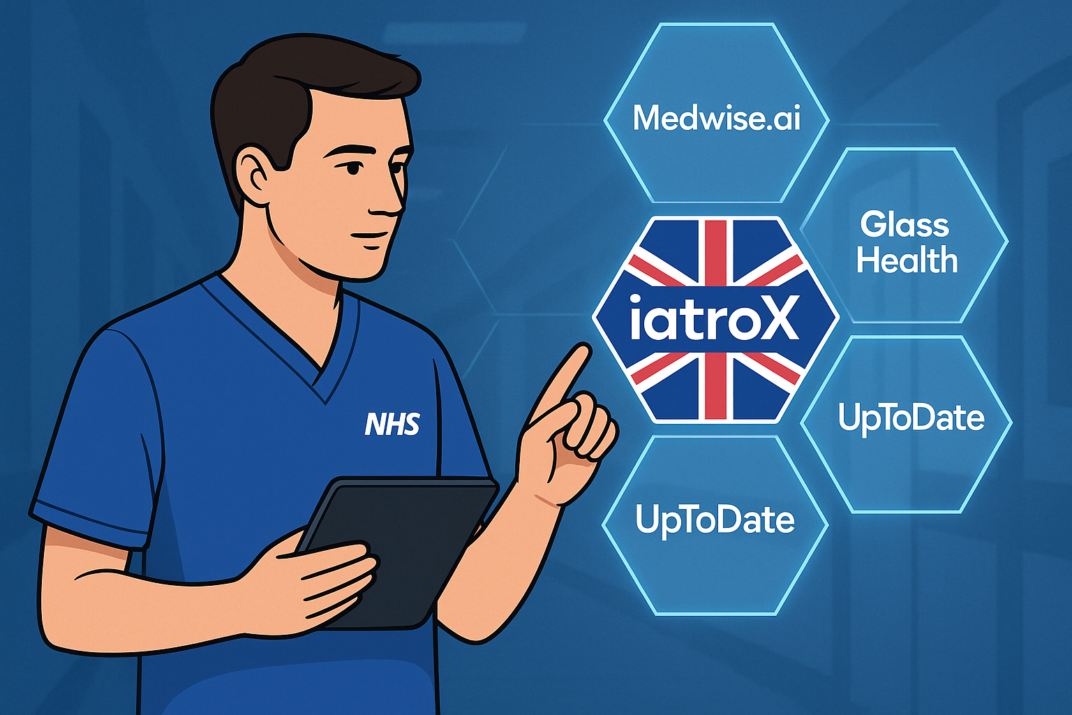 Beyond UpToDate: how iatroX, OpenEvidence, Medwise & Glass Health are shaping medical AI