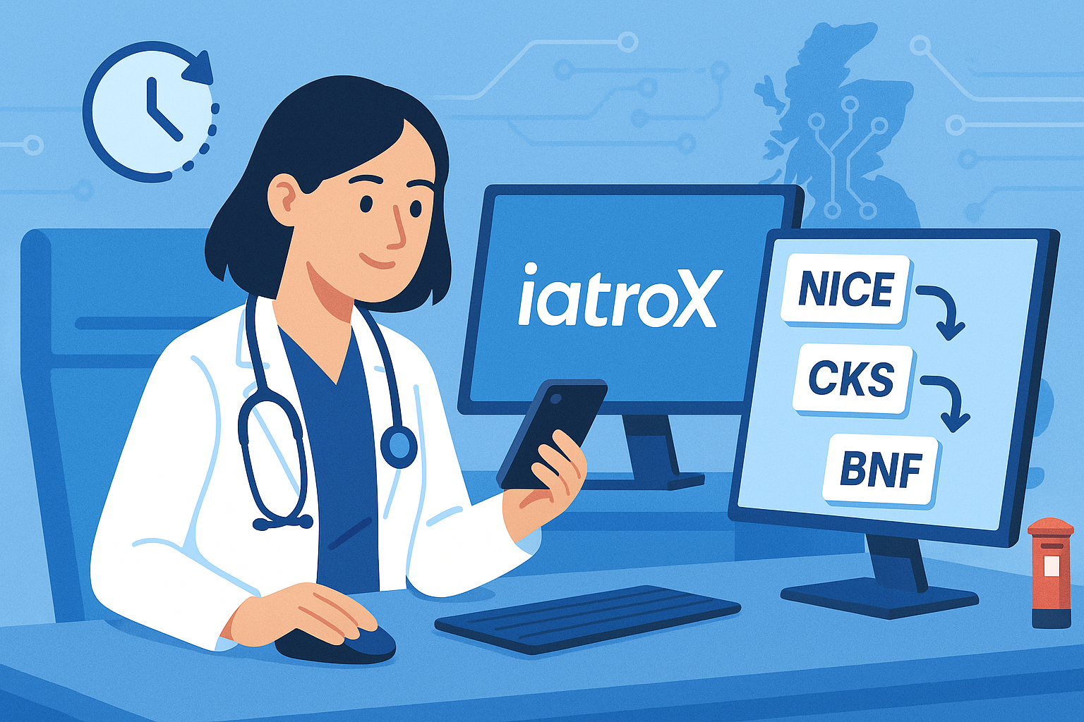 Reclaim your minutes: how UK GPs are streamlining guideline searches and managing clinical information overload with iatroX