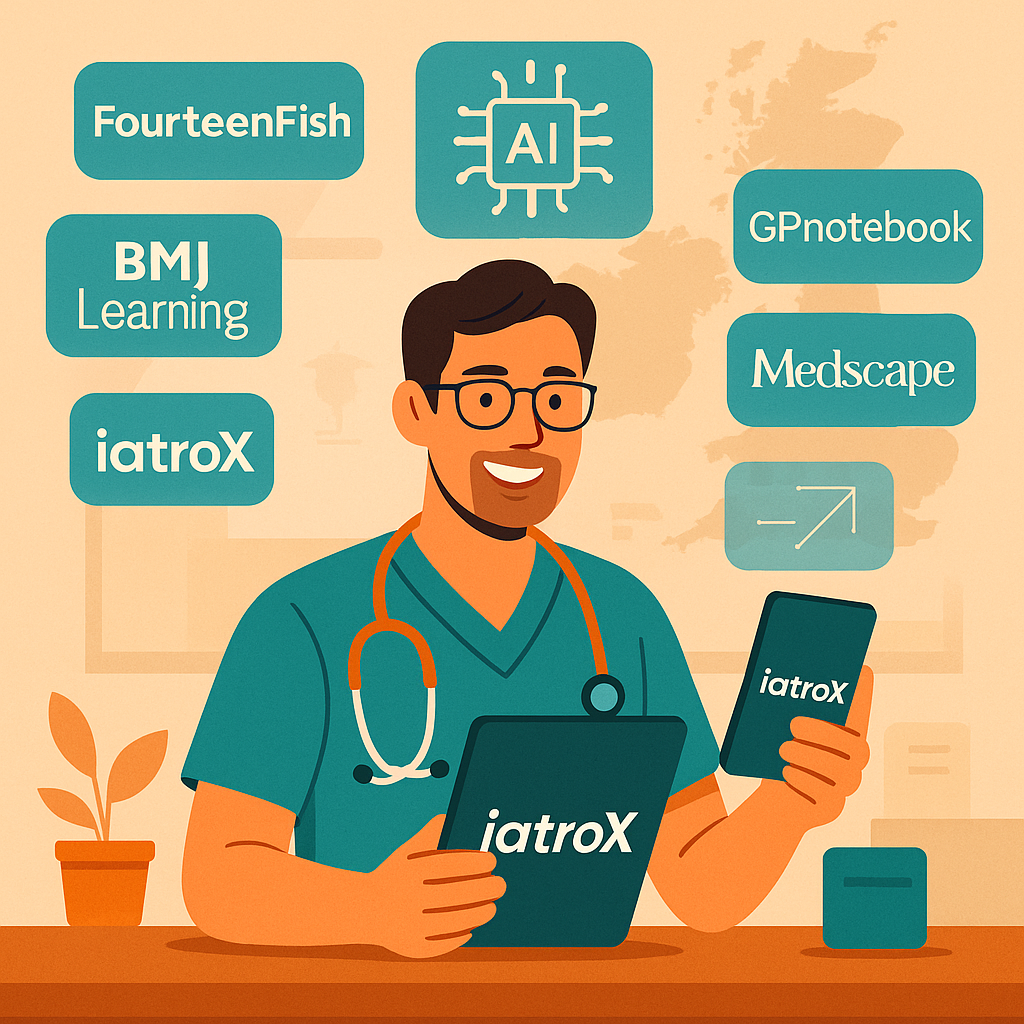 Future-proofing your professional development: how smart tools like iatroX can support a more personalised and efficient GP CPD journey