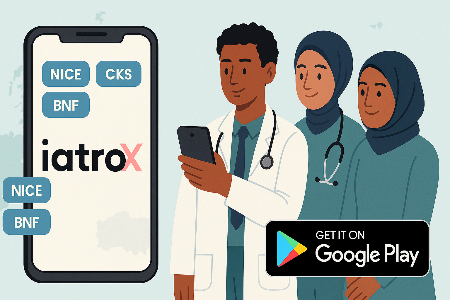 Now on Android: iatroX puts instant UK clinical guideline access in your pocket