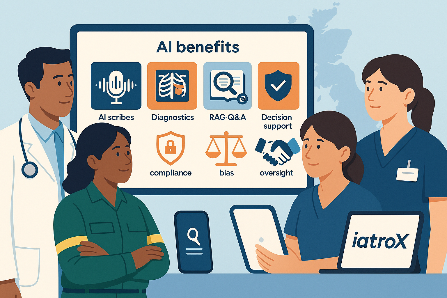 Is AI a genuine benefit for UK clinicians? an evidence-based review